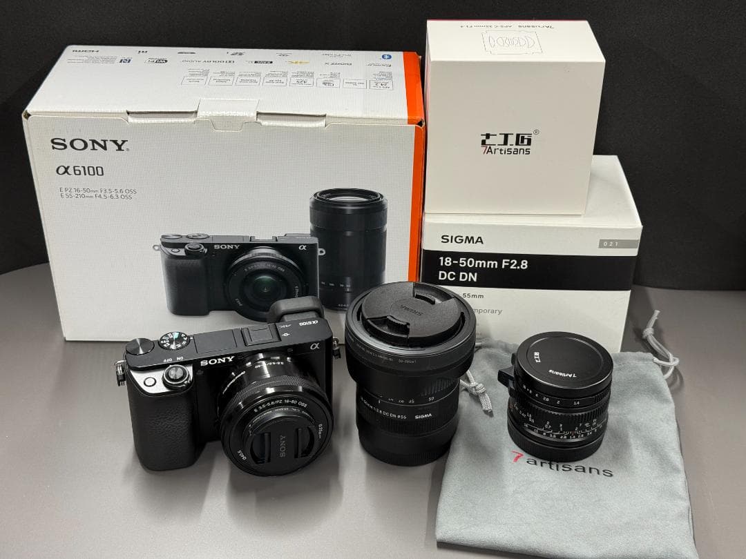 SONY α6100 ミラーレスカメラ SIGMAレンズセット