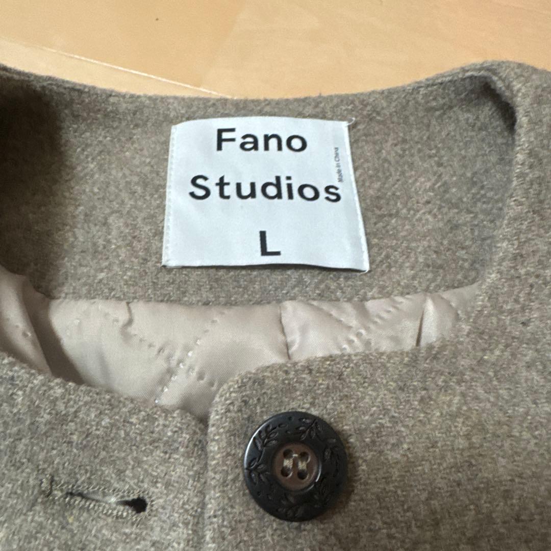 【Fano Studios】フリルカラーウールジャケット