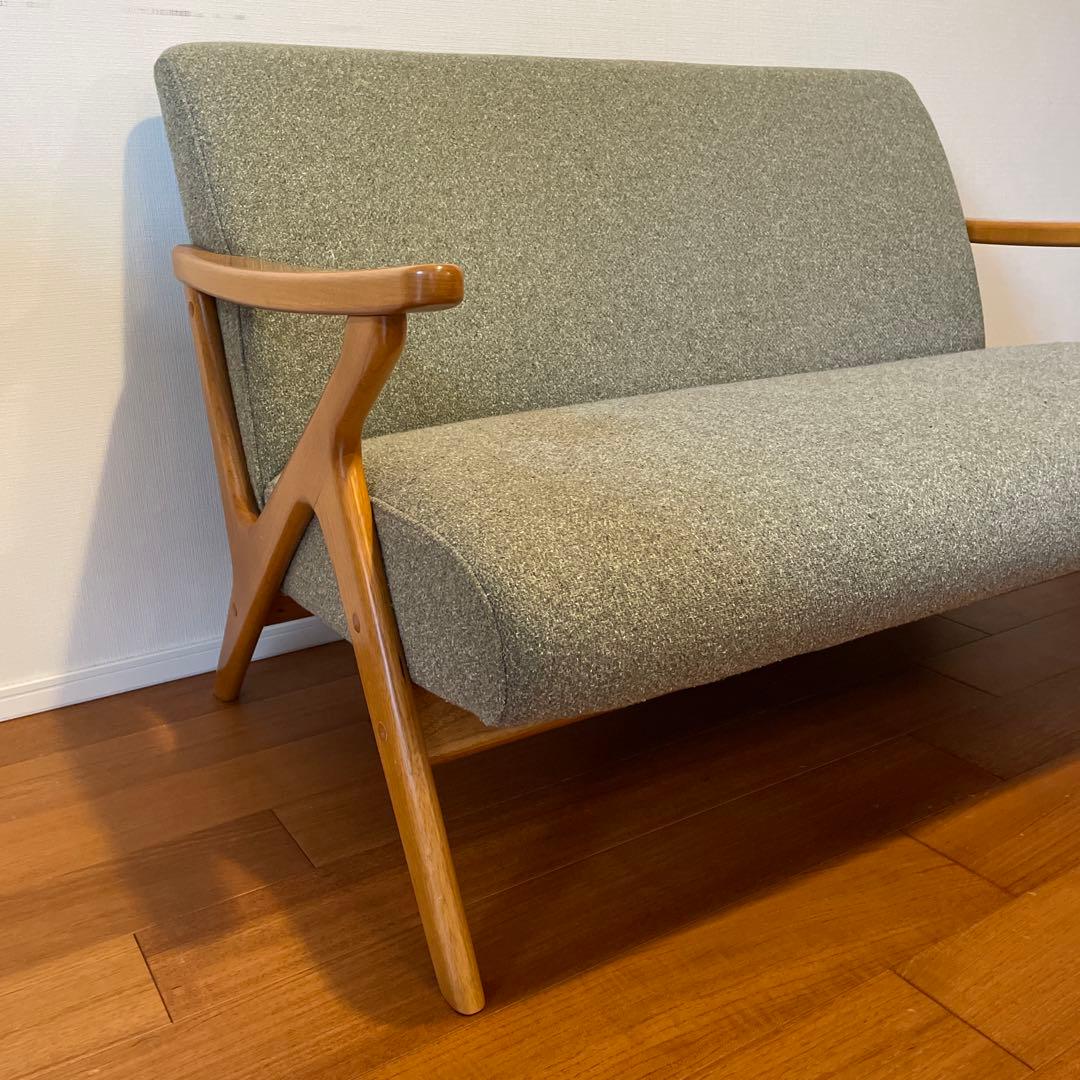 【美品・匿名送料込】unico FIVE 2シーターソファ