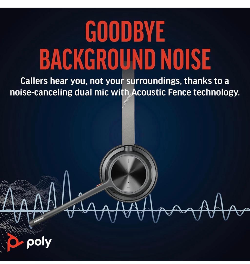 [新品-未使用] Poly ワイヤレスヘッドセット Voyager 4320