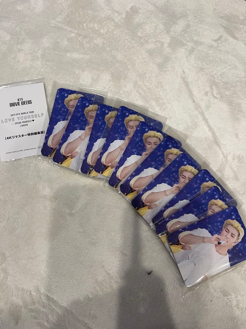 ★BTS MOVIE WEEKS来場者特典 第4週フ ォトカード7枚セットx10
