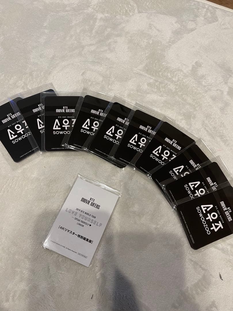 ★BTS MOVIE WEEKS来場者特典 第4週フ ォトカード7枚セットx10