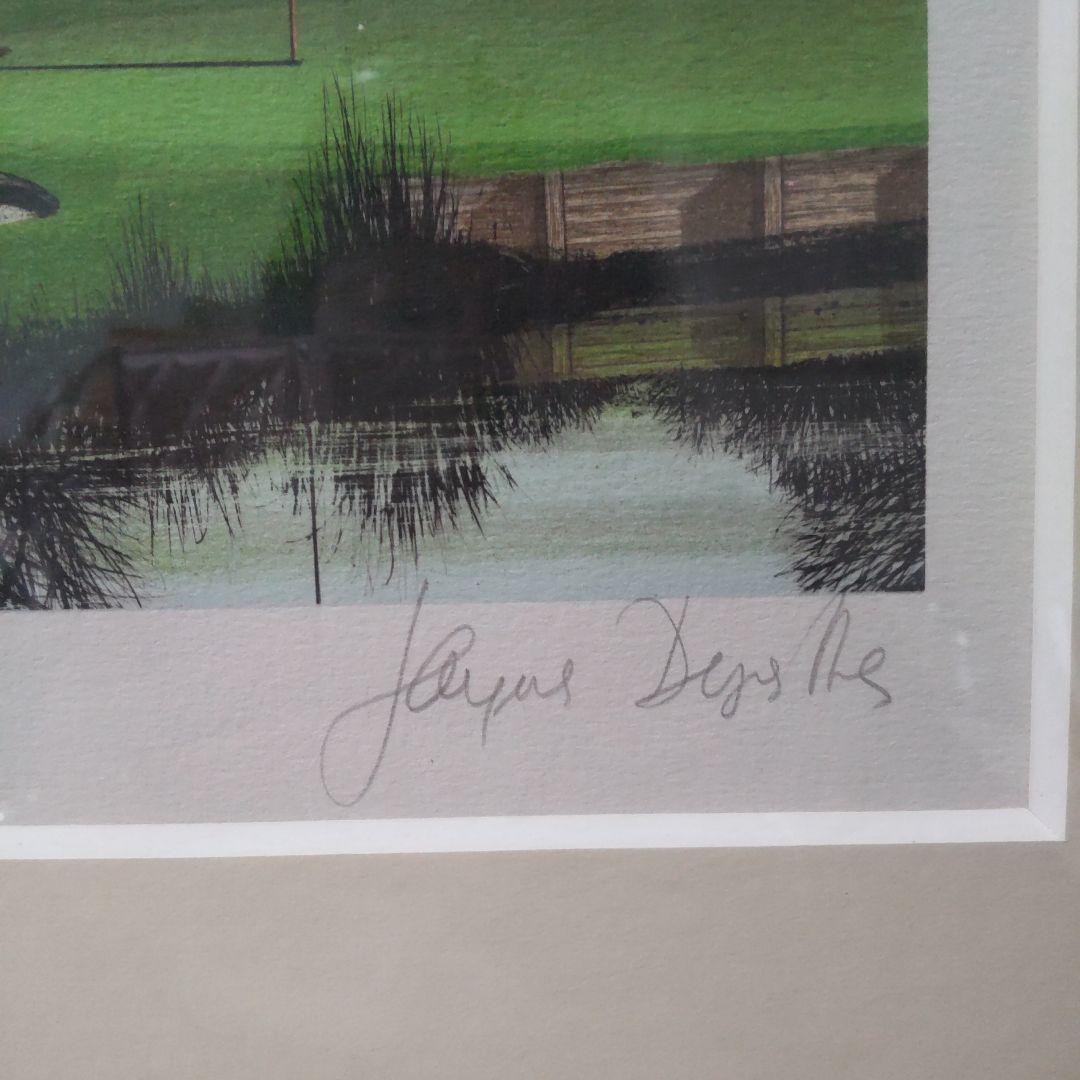 値下げ　デペルト「ショールクリークゴルフクラブ」リトグラフ