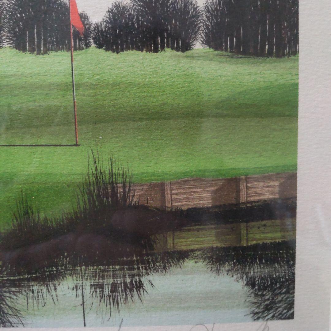 値下げ　デペルト「ショールクリークゴルフクラブ」リトグラフ