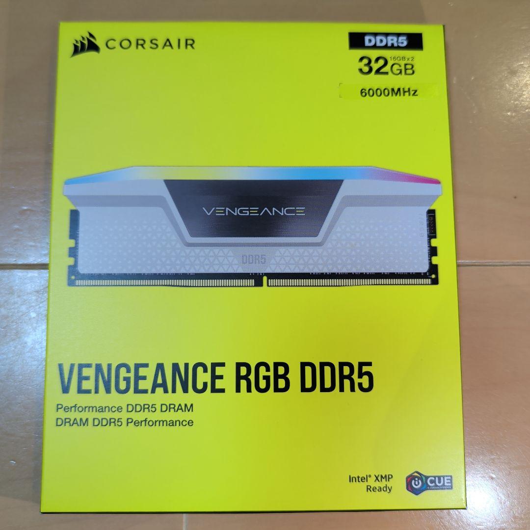 Corsair DDR5 32GB (16GB x 2枚) 6000MHz