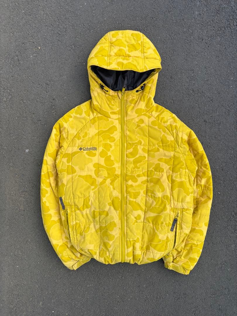 Columbia 迷彩柄 キルティングダウンジャケット M