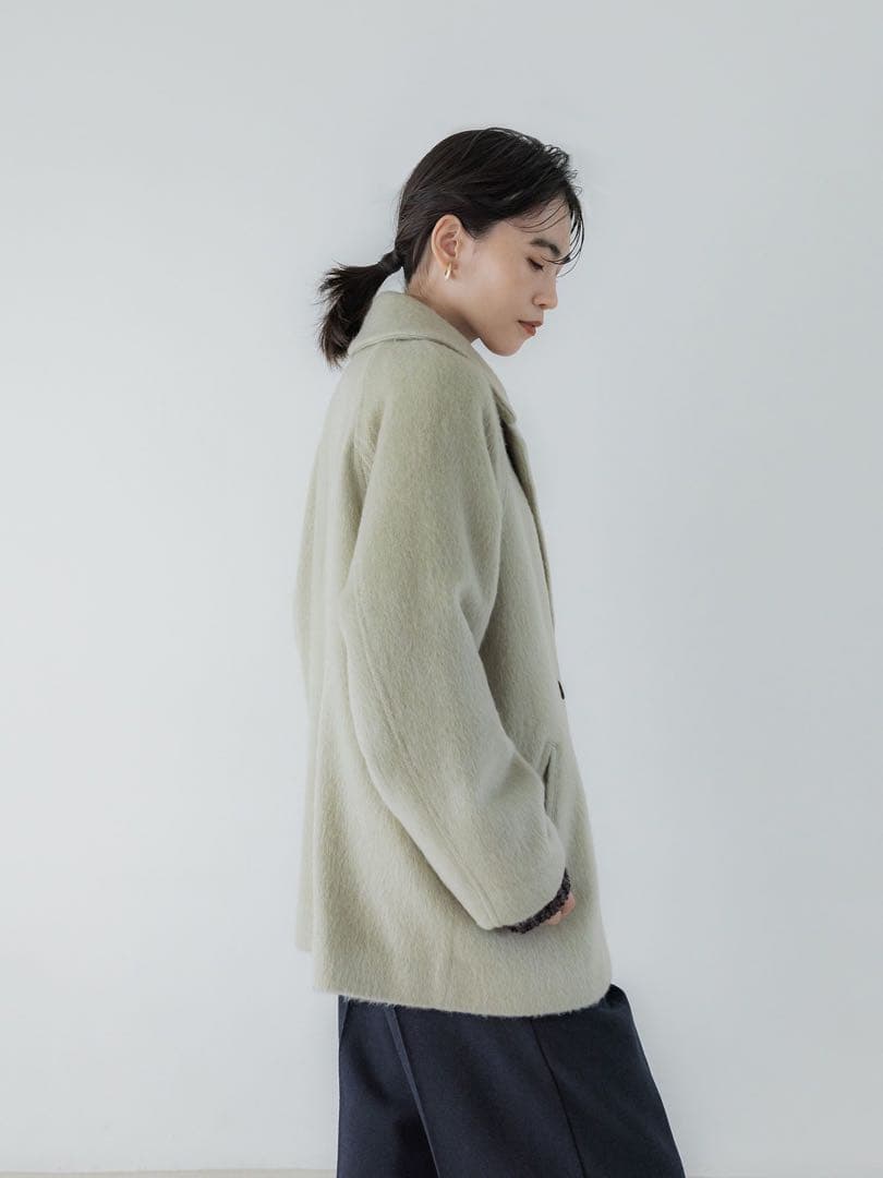 さ*す様 crewre / マイルドシャギーウールPコート(サイズ2)