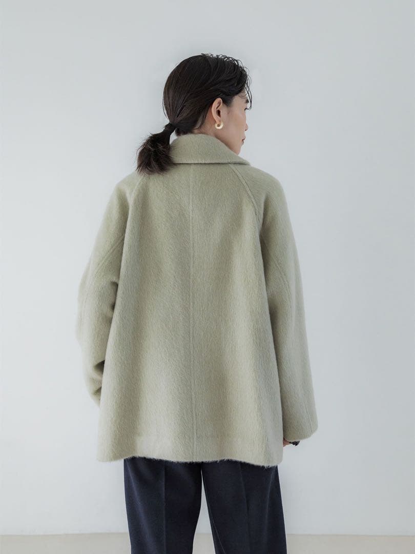 さ*す様 crewre / マイルドシャギーウールPコート(サイズ2)