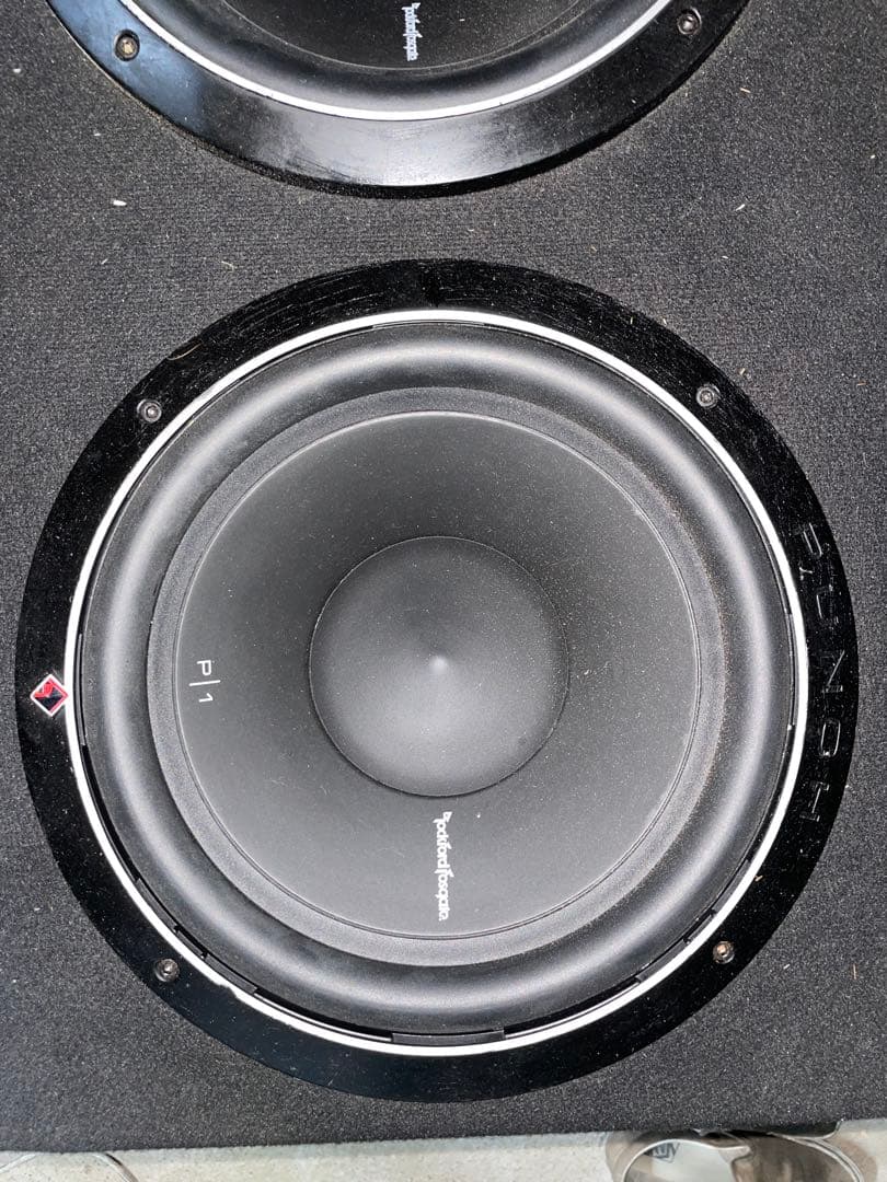 Rockford Fosgate Punch ウーファー 2基　ロックフォード