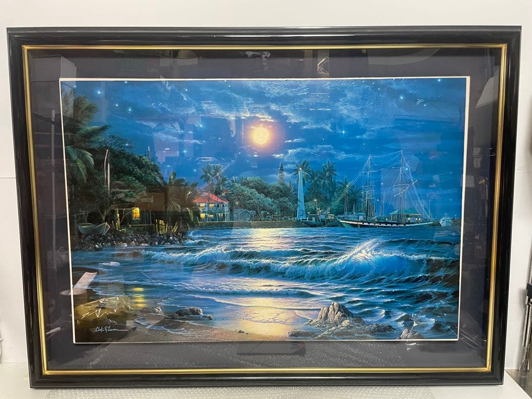 限定版クリスチャンラッセン「ラハイナ スターライト」C/E 2/475額装付き