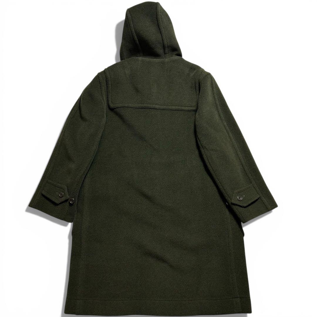 NEW YORKER Moorbrook ダッフルコート　グリーン　ヘリンボーン