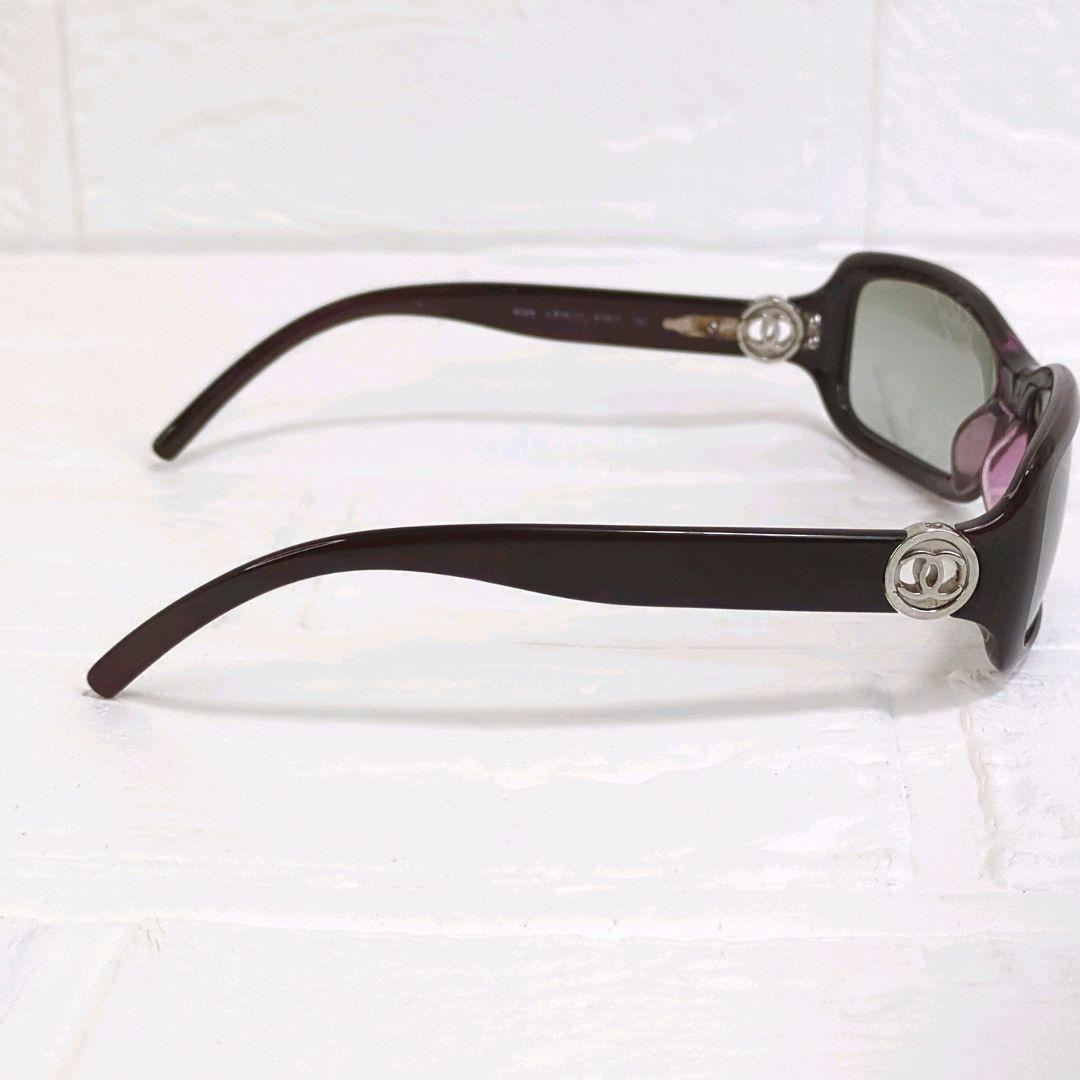 希少カラー✨️　CHANELサングラス 6024 サイドココ ボルドー