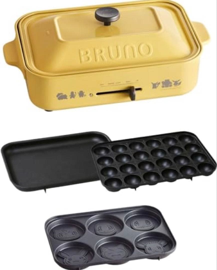 新品未開封⭐︎BRUNO ホットプレート ポケモンデザイン