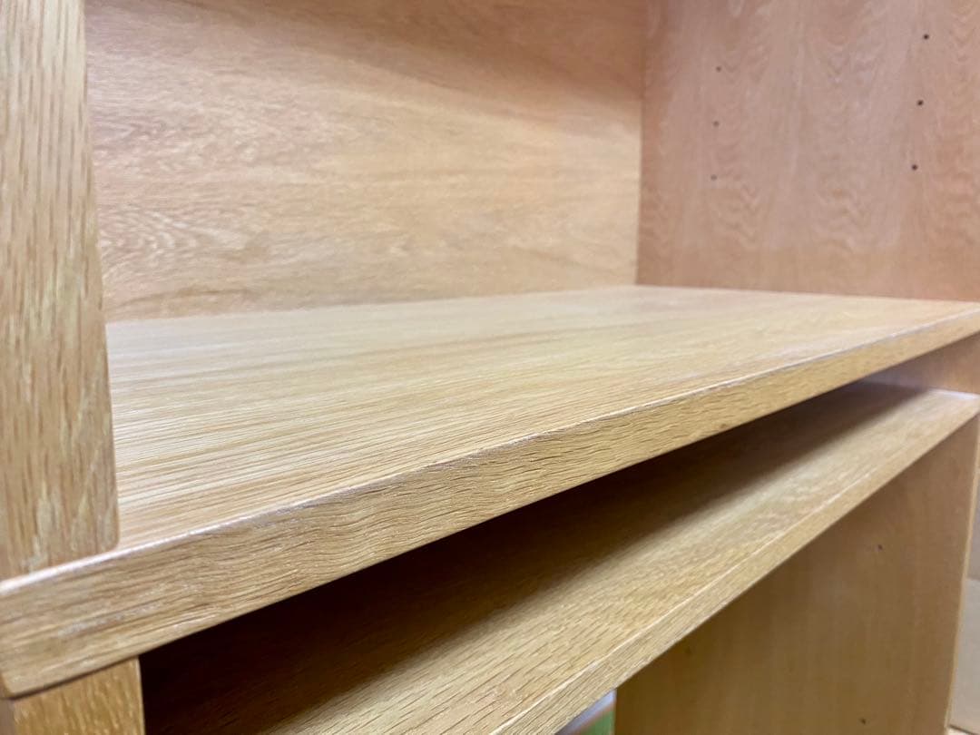 無印良品 スタッキングキャビネット・デスクユニット・オーク材