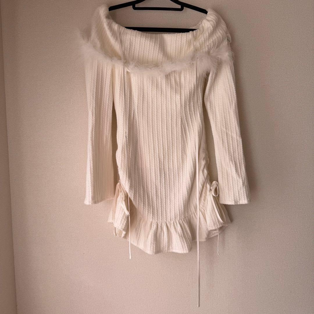 エムミーエメ 長袖ワンピース アイボリー