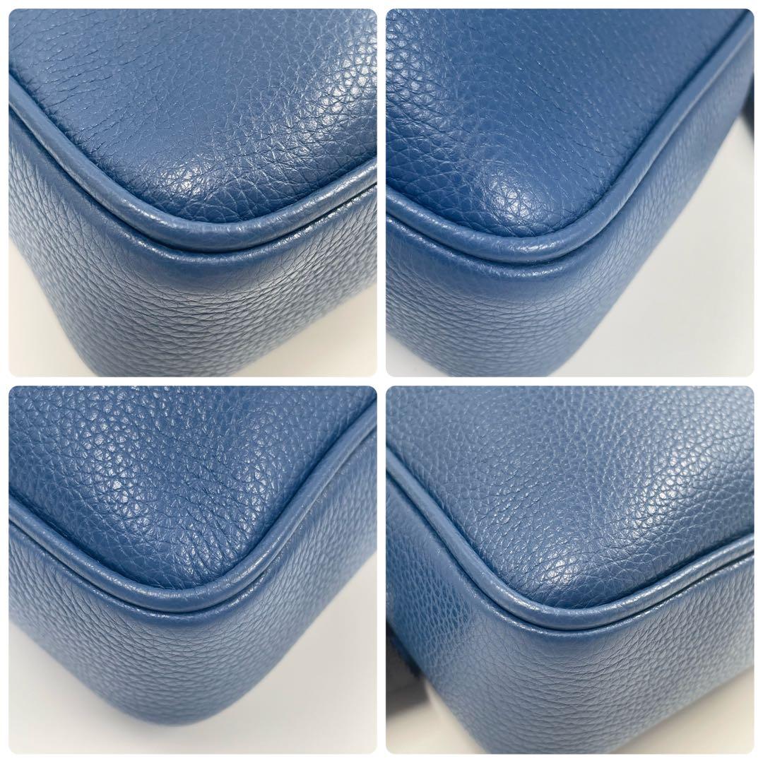 【✨現行/未使用級】ヴェルサーチ ショルダーバッグ メデューサ 2way ブルー