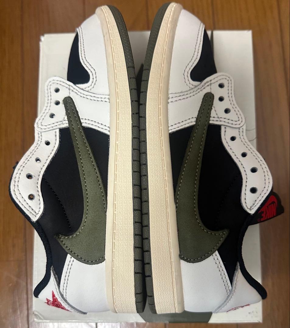 20.5㌢TravisScott×NikeJordan1 MediumOlive