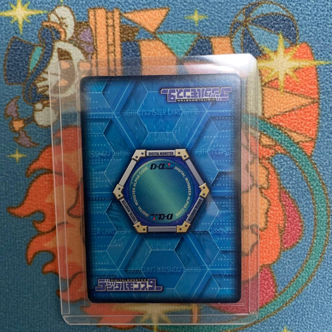 ベルゼブモン日本版　金背景　デジモンバトルターミナル　デジモンカードα 完美品