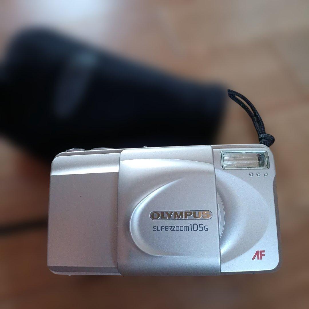 最終価格オリンパスOLYMPUS SUPERZOOM105G 未使用 電池交換済