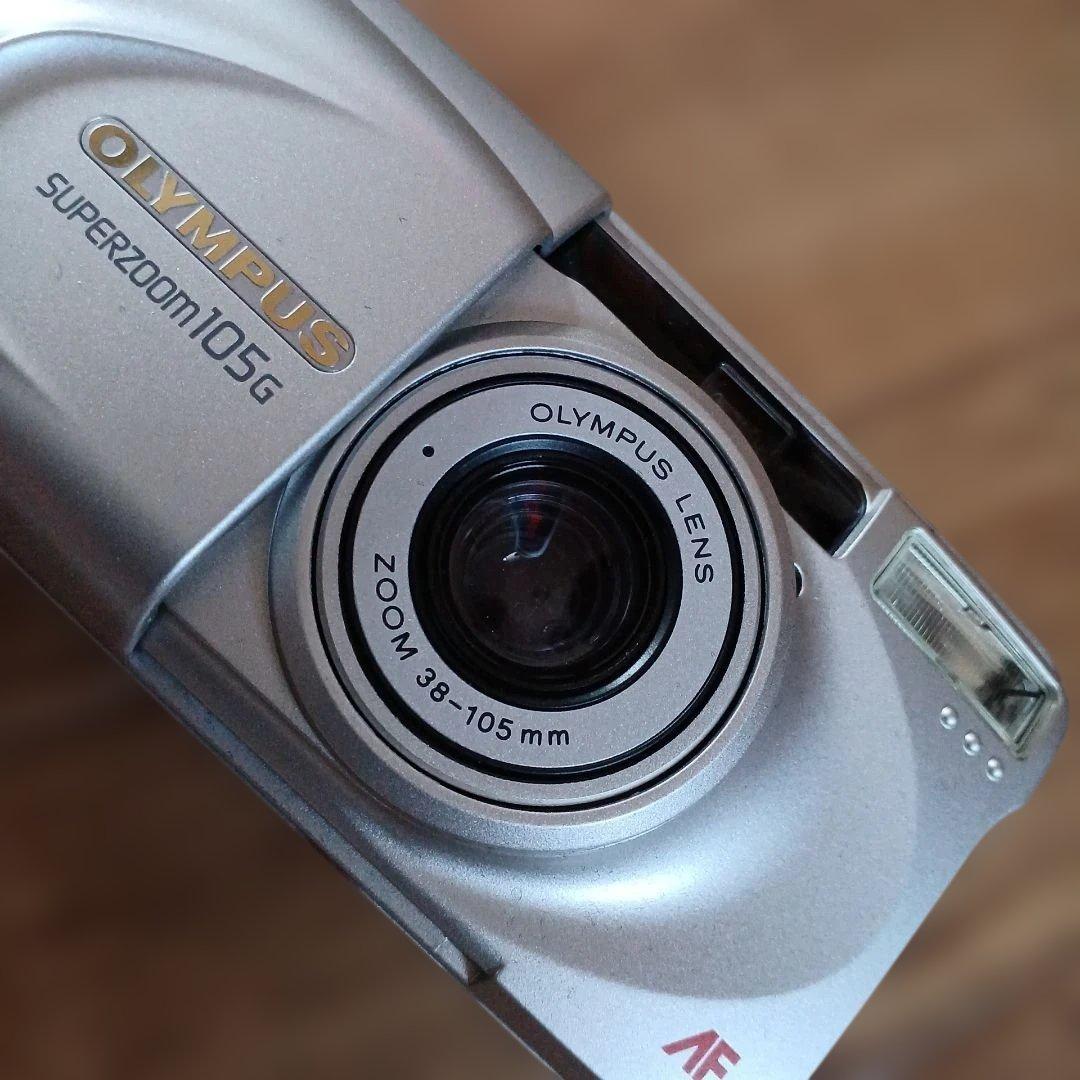 最終価格オリンパスOLYMPUS SUPERZOOM105G 未使用 電池交換済
