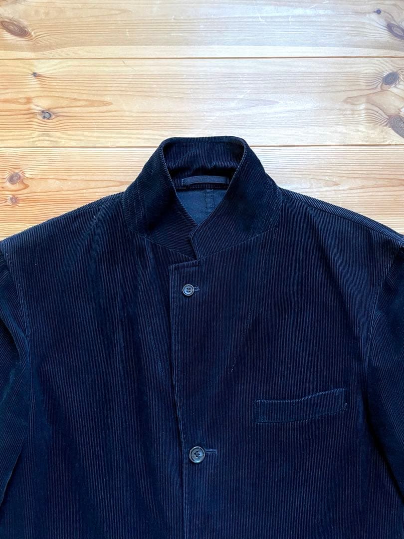 【極美品】コムデギャルソンオム ブラック コーデュロイ 細畝 1枚仕立て L 冬