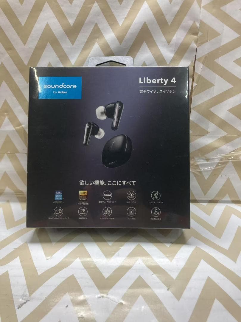 も*か様 Soundcore Liberty 4 ワイヤレスイヤホン ミッドナイ