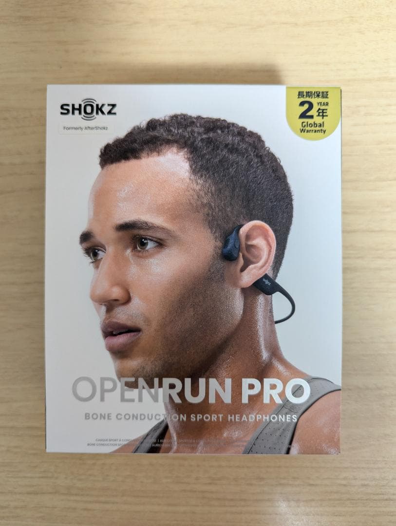 SHOKZ OPENRUN PRO 骨伝導イヤフォン ブラック
