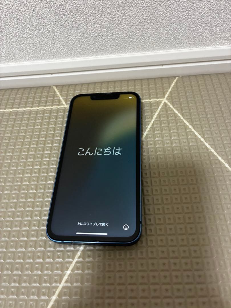 iPhone13 mini 128GB ブルー 美品 箱付 バッテリー74%