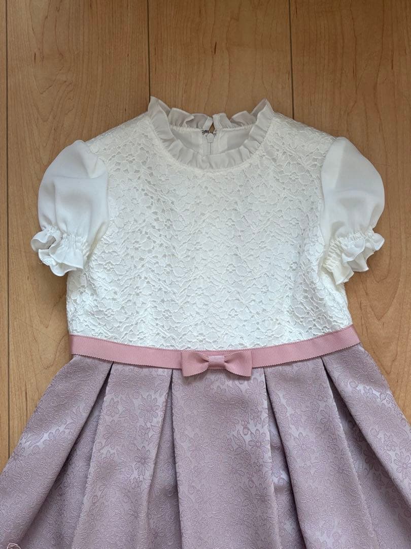 美品★ BEAMS 女の子　フォーマル　120 ネイビー・ピンク　卒園式　入学式