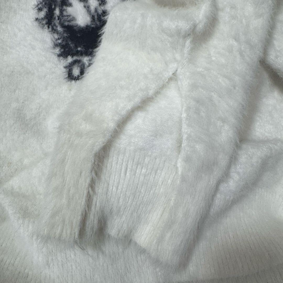 OY ヘアリーシャドーオードリーニット