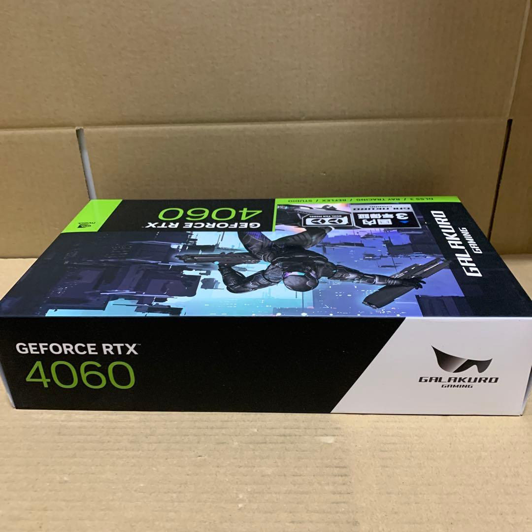 新品未開封　玄人志向 GeForce RTX 4060搭載 グラフィックボード