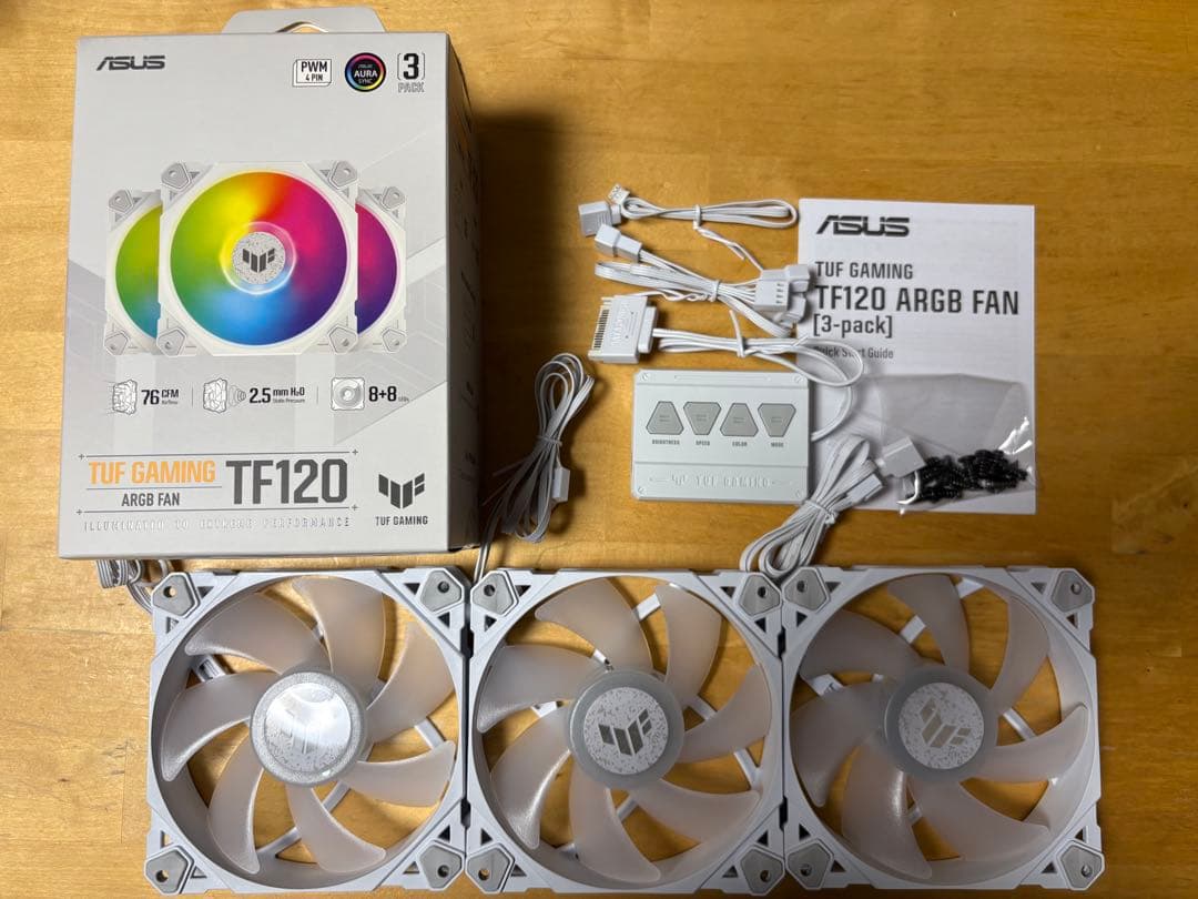 【NAS】様ASUS TF120 ARGB 120mmファン 7個セット