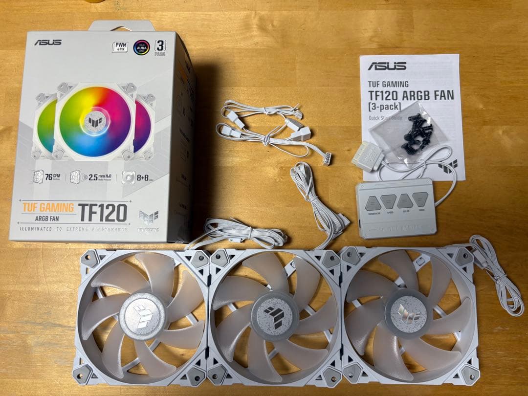 【NAS】様ASUS TF120 ARGB 120mmファン 7個セット