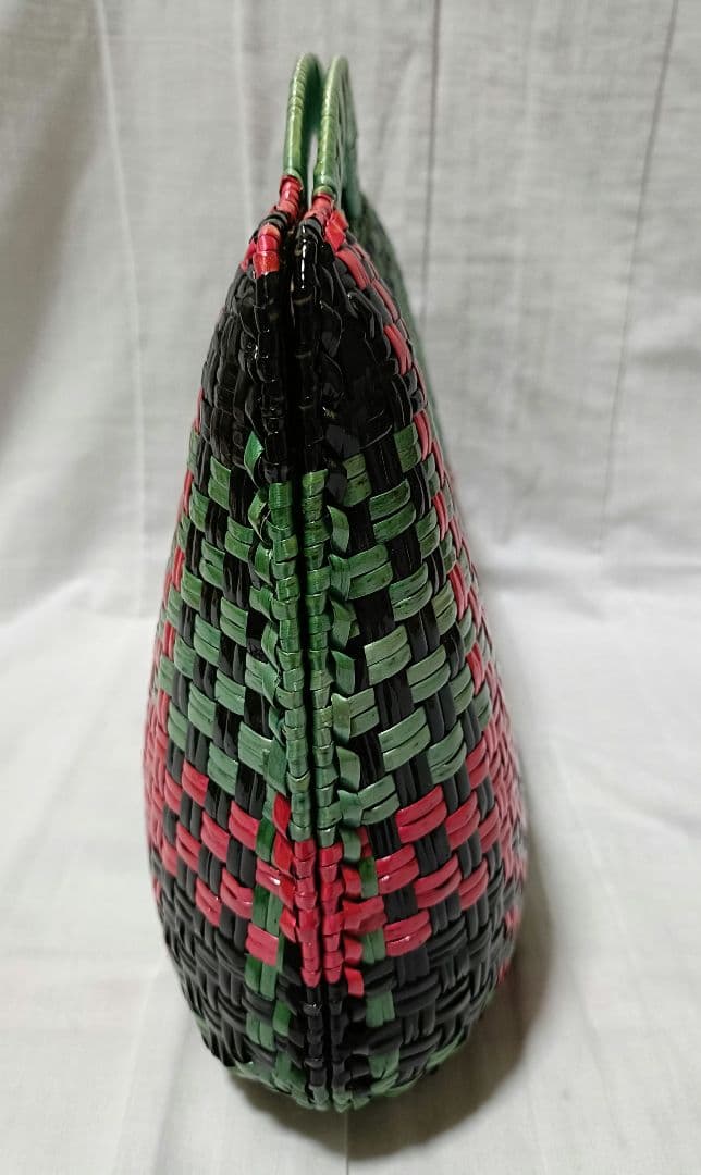 ロベルトリッチ 編込みかごバッグ ハンドバッグ マルチカラー イタリア