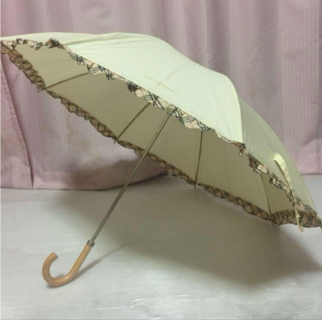 バーバリー日傘 晴雨兼用傘 ブランド日傘UV 47cm
