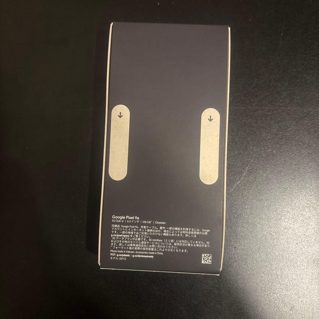 未開封品Google Pixel 9a ブラック オブシディアン 128GB