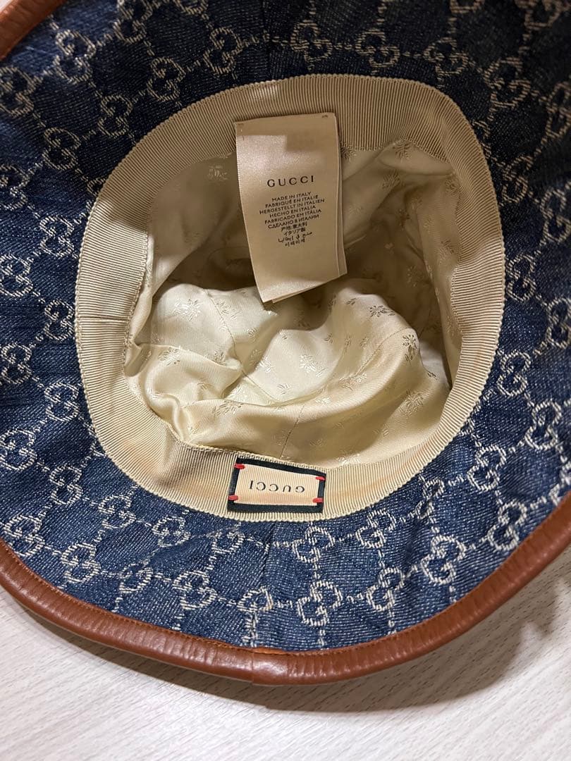 GUCCI デニム バケットハット M 58cm