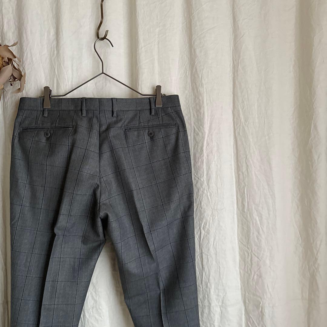 ユナイテッドアローズ ウインドウペン スーツ ウール100 パンツ ジャケット