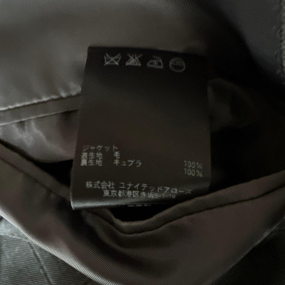 ユナイテッドアローズ ウインドウペン スーツ ウール100 パンツ ジャケット