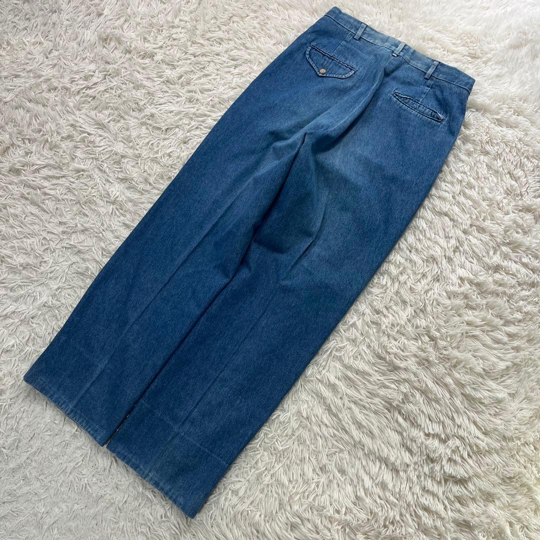 BROOKS BROTHERS USA製 70〜80s denim slacks