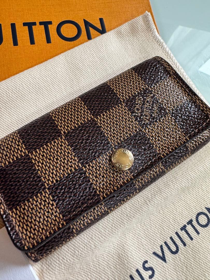 LOUIS VUITTON ルイヴィトン ダミエミュルティクレ４連キーケース