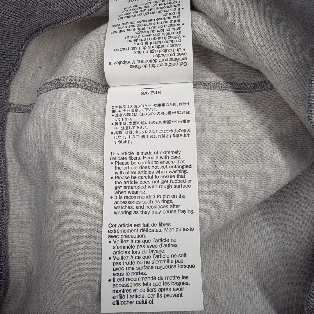 sacai サカイ スポンジ スゥエット プルオーバー　トレーナー Sサイズ