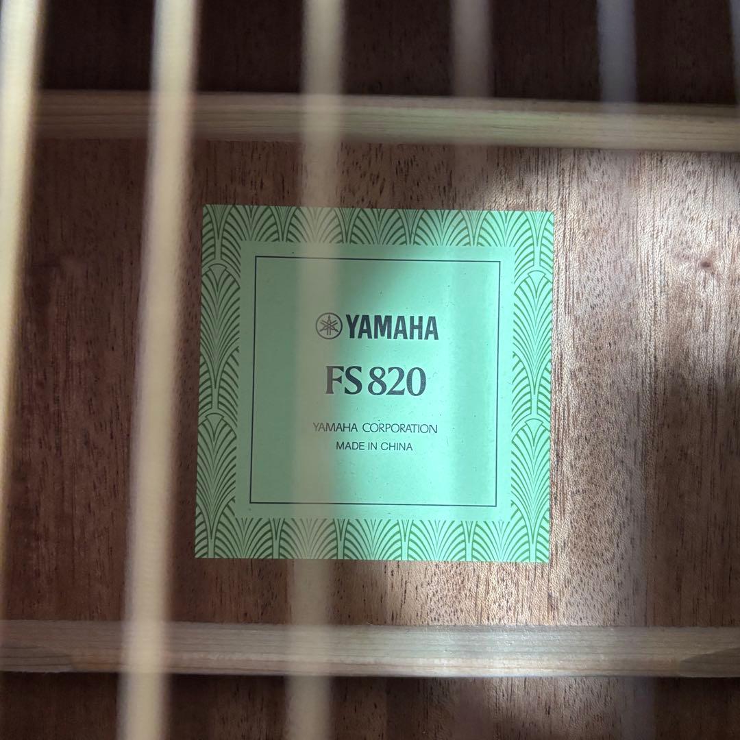 ヤマハ YAMAHA アコースティックギターFSブラック FS820BL