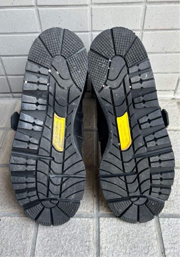 カドヤKADOYA ブラックアンクルブーツ　27.0cm