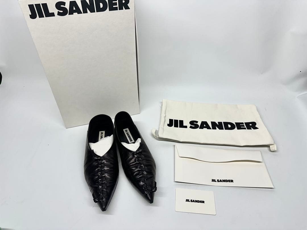 JIL SANDER ブラック フラットシューズ 35サイズ 約22.5