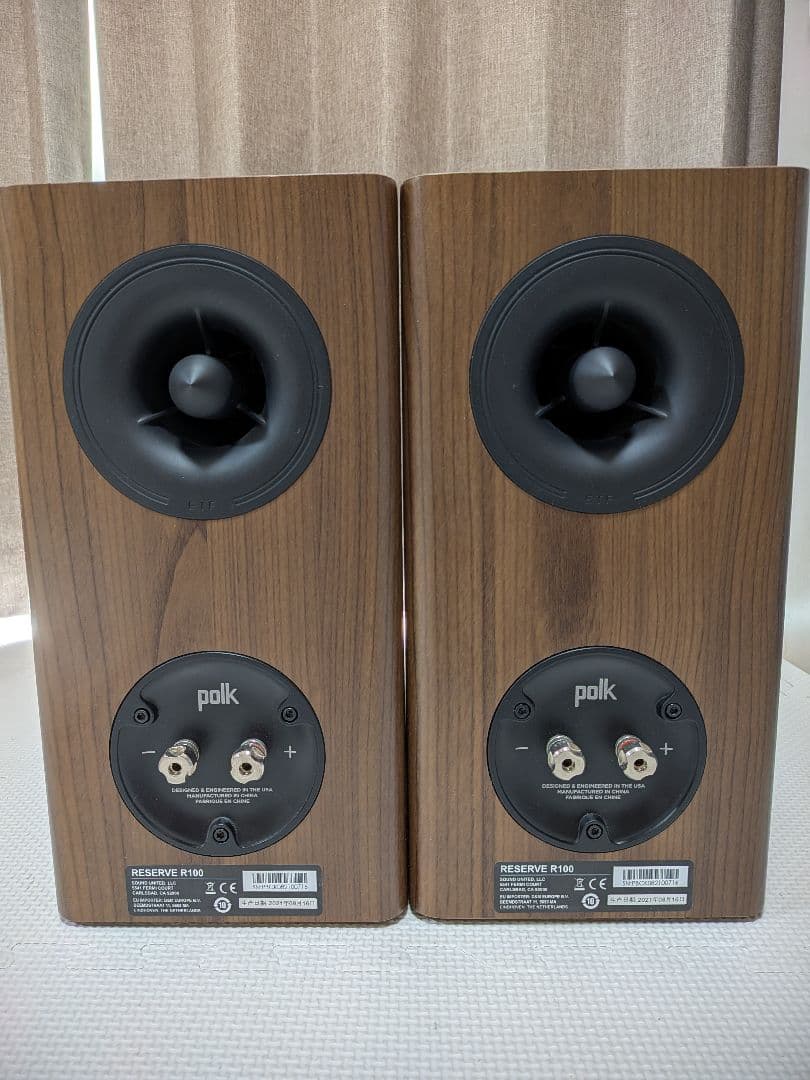 Polk Audio Reserve R100 ブラウン ペア