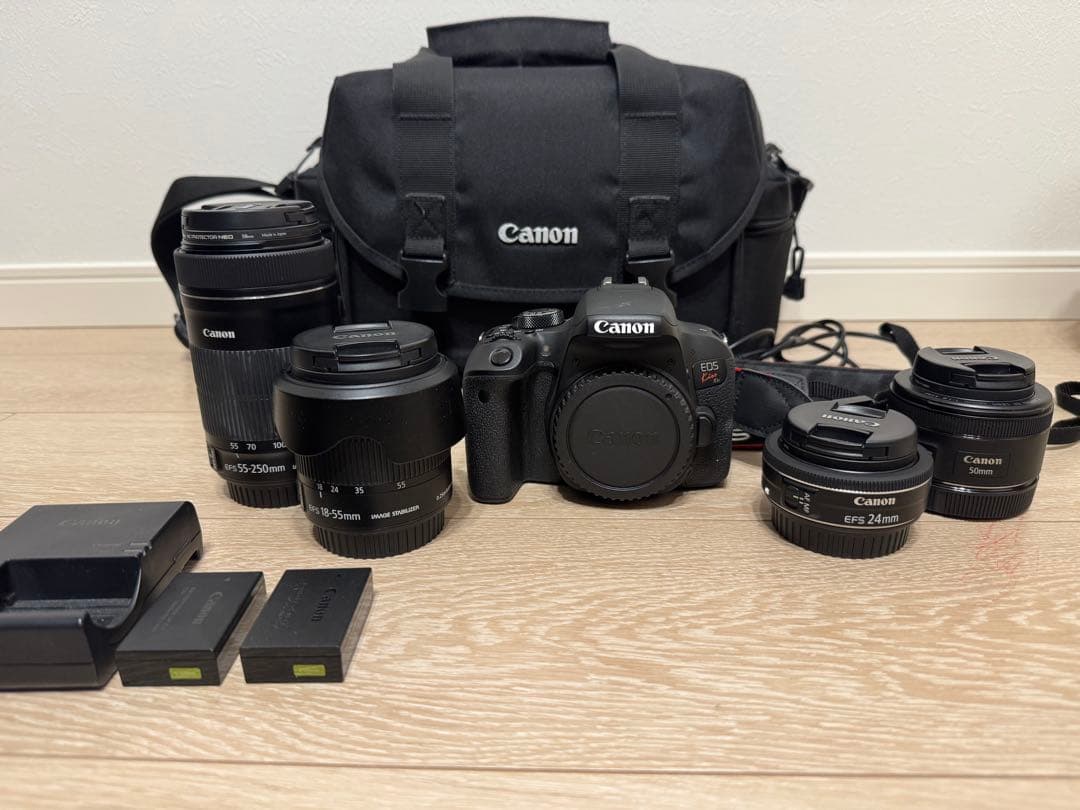 作例あり！Canon 初心者向け一眼レフ豪華5点セット
