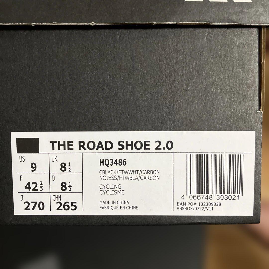 新品　adidas THE ROAD SHOE 2.0 27.0 ビンディング