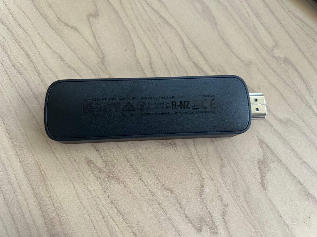 Fire tv stick 4K max 箱無し！