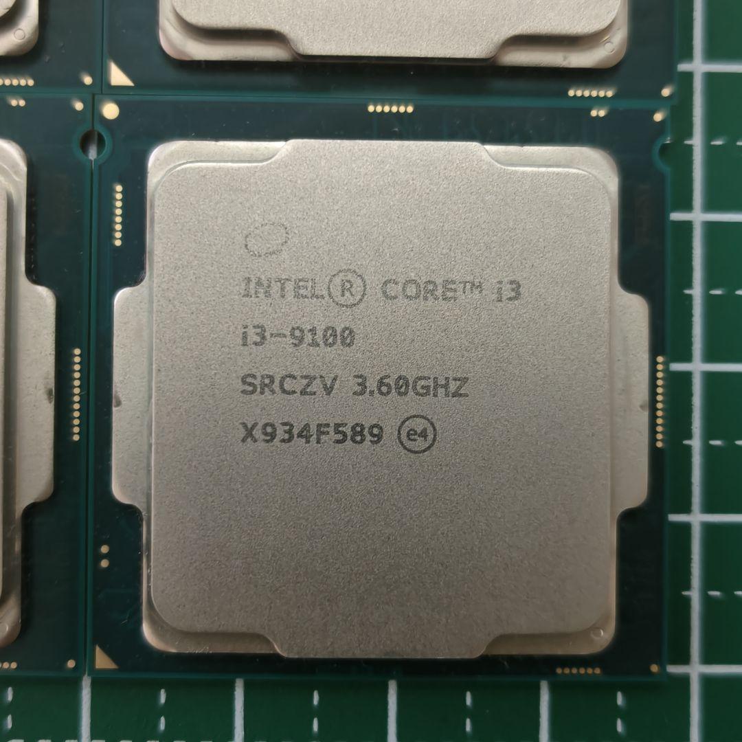Intel Core i3 9100 3.6GHz 中古 5個